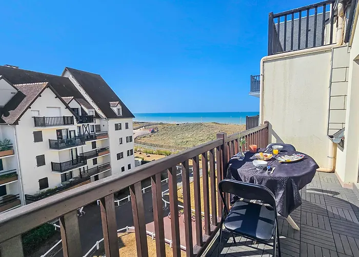Duplex Vue Mer, Balcon, Parking Privé Appartement Cabourg