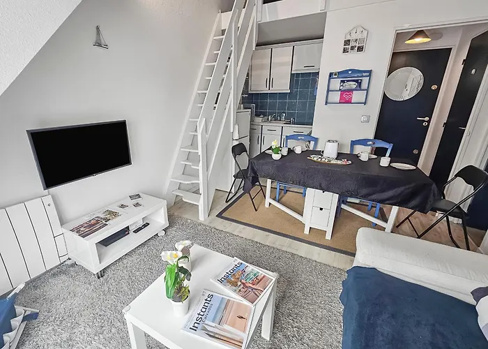 Duplex Vue Mer, Balcon, Parking Privé * Cabourg